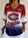 Women's Ice Hockey Print T-Shirt