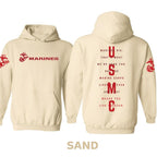 Usmc Marines Tactical Hoodie, Classic Semper Fi Marine Corps Hoodie For Veterans