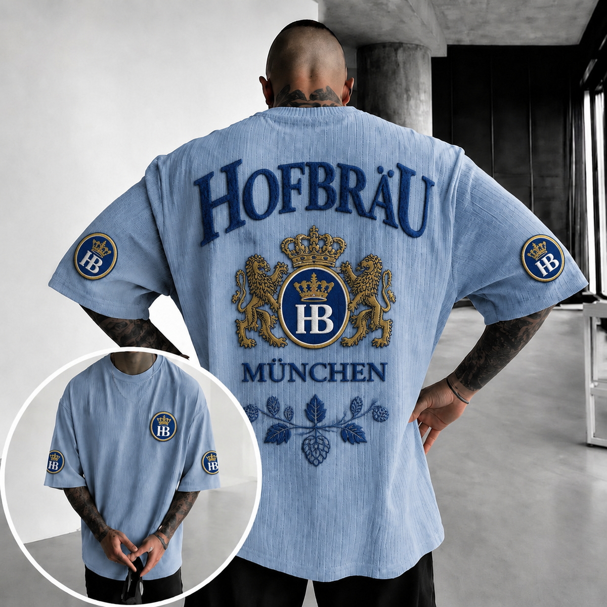 Men's Beer Print T-Shirt