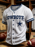 Men's Football Print Shirt