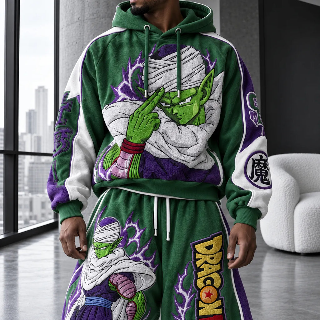 Unisex Oversized Casual Anime-print Hoodie