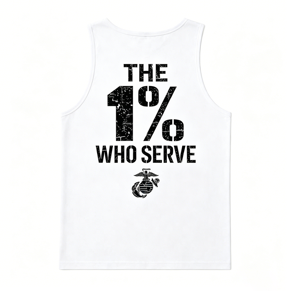 The 1% Who Serve” USMC Tank Top