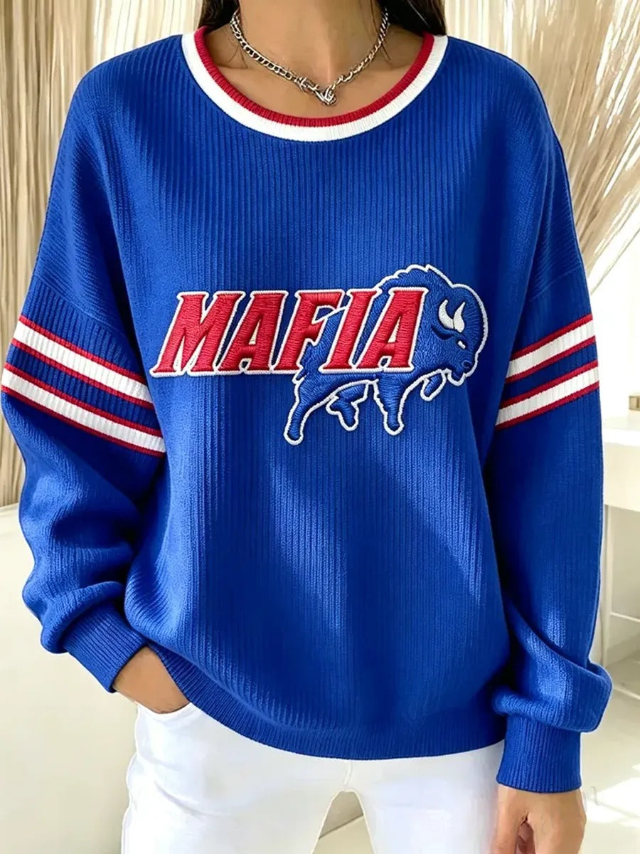 Women'S Rugby Lovers Print Sweatshirt