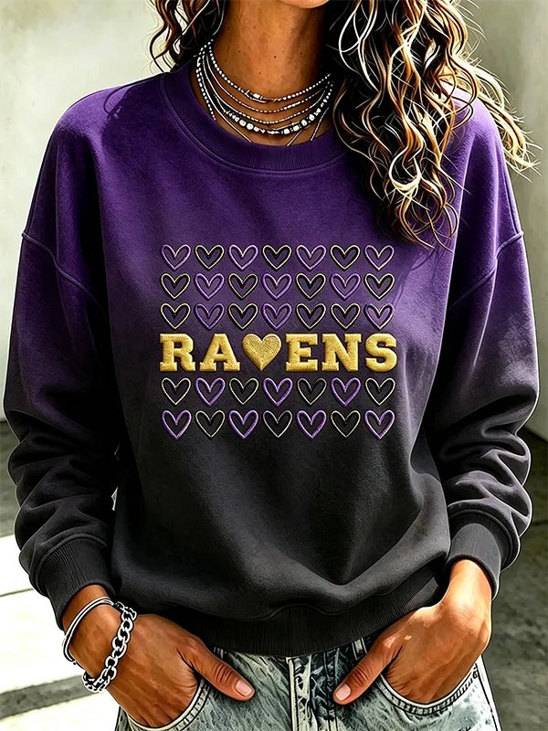 Women's Football Sports Printed Sweatshirt