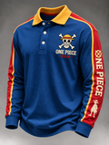 Men's Football Print Polo Shirt
