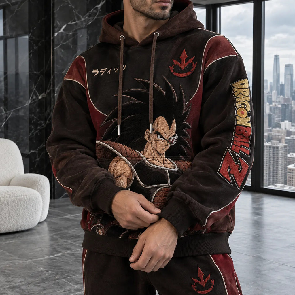Unisex Oversized Casual Anime-print Hoodie