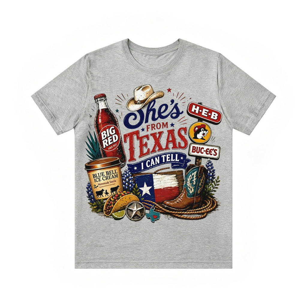 She is From Texas I Can Tell Shirt
