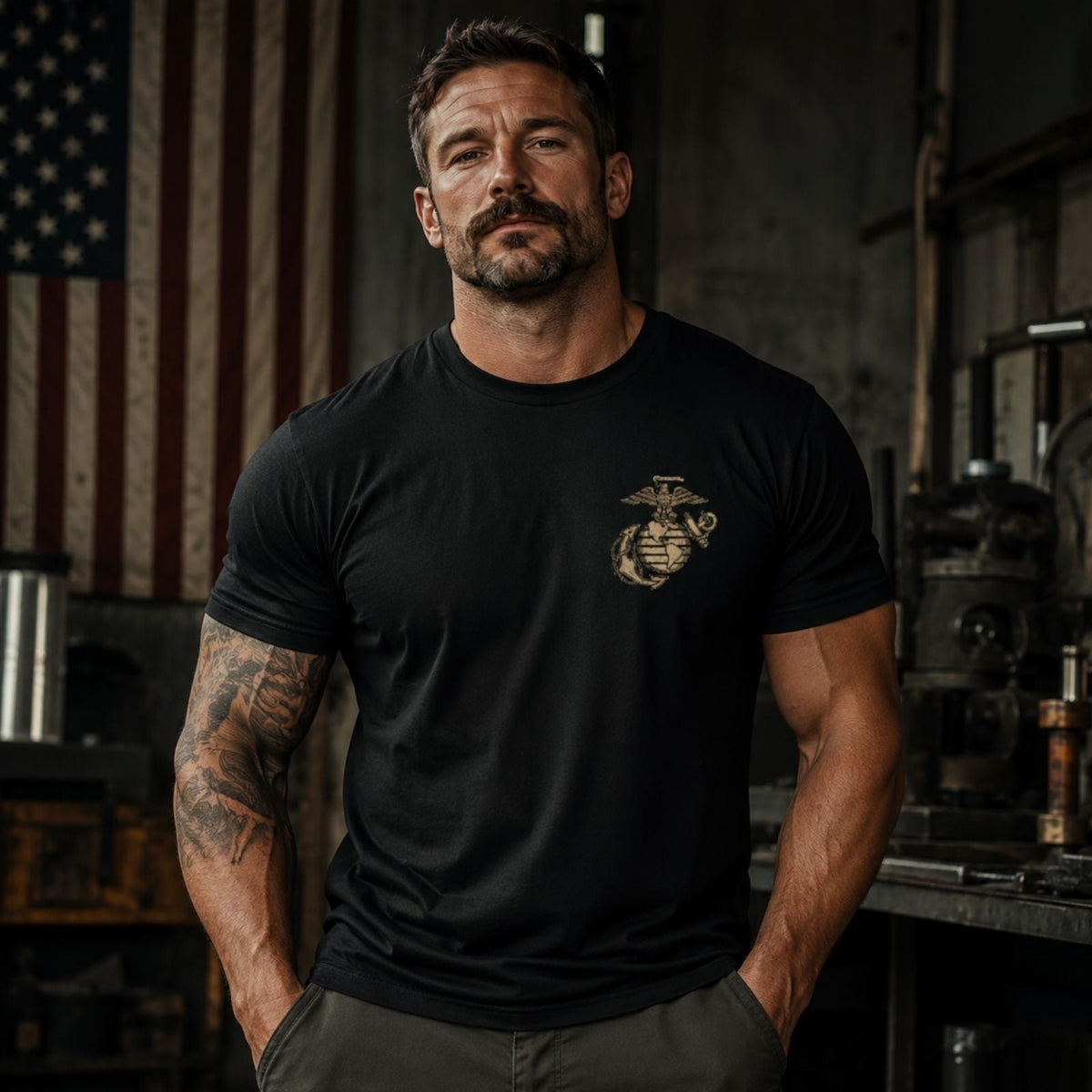 Marine Definition T Shirt – Improvise, Adapt & Overcome