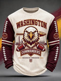 Men's Football Print Sweatshirt