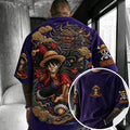 Unisex Anime-Style Retro Oversized T-Shirt