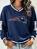 Women's Football Long-Sleeve Sweatershirts