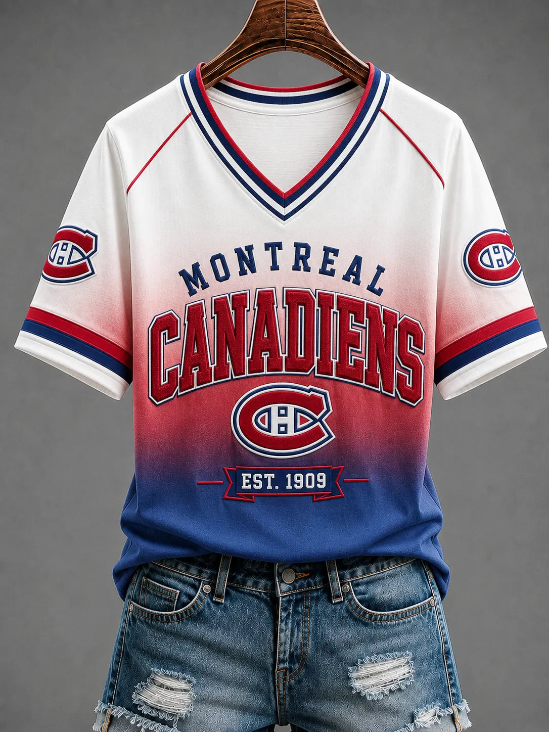 Women's Hockey Fan Print Jersey