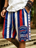 Men's Retro Striped Game Day Shorts