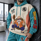 Unisex Oversized Casual Anime-print Hoodie