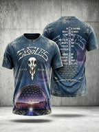 Men's Music Print T‐Shirt