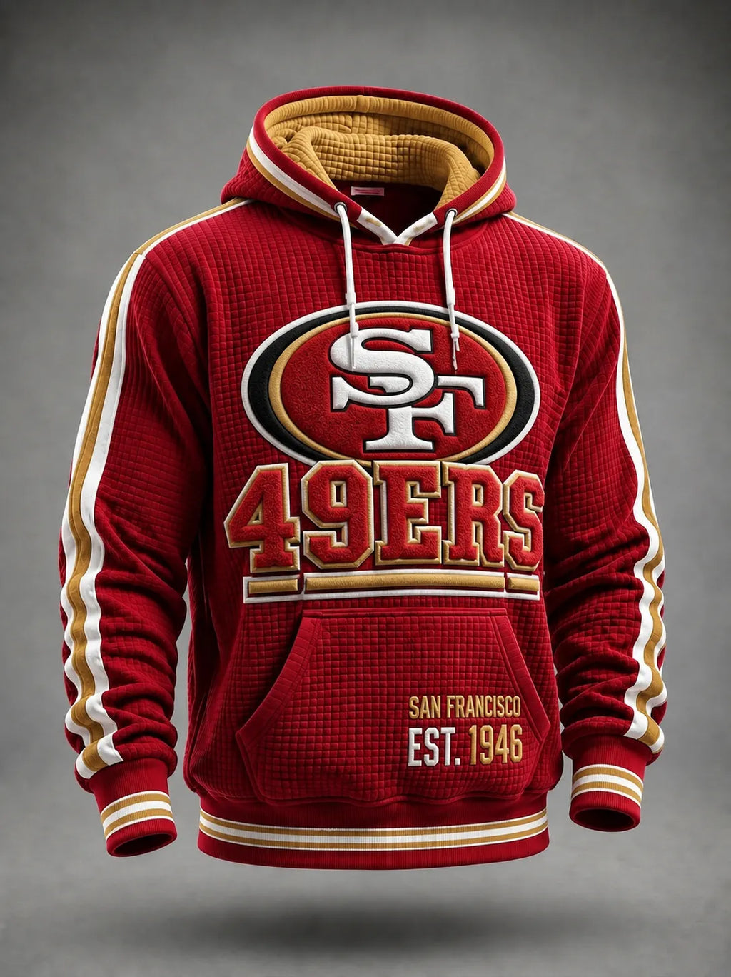 Men's Football Print Hoodie