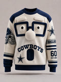 Men's Football Print Sweatershirts