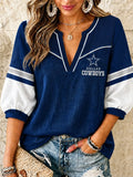 Women's Football Print T-Shirt
