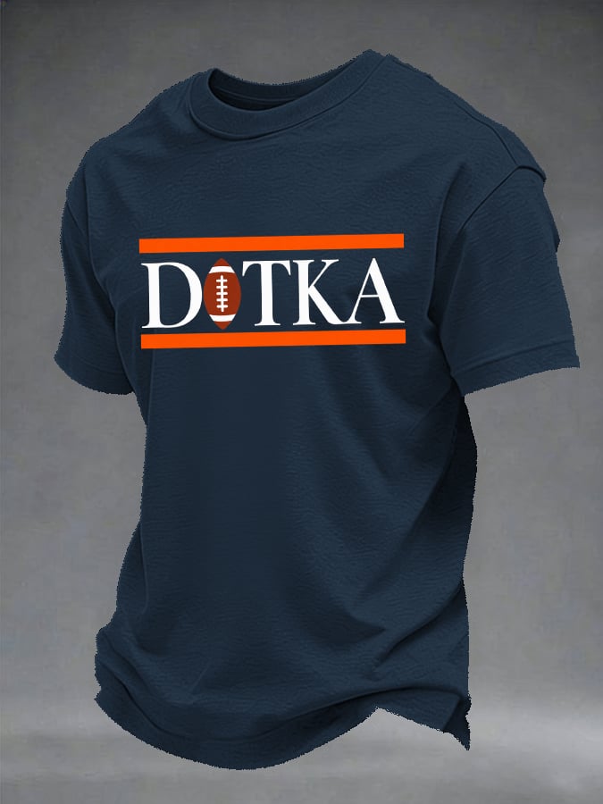 Men's Retro Print Short-Sleeve T-Shirt