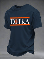Men's Retro Print Short-Sleeve T-Shirt