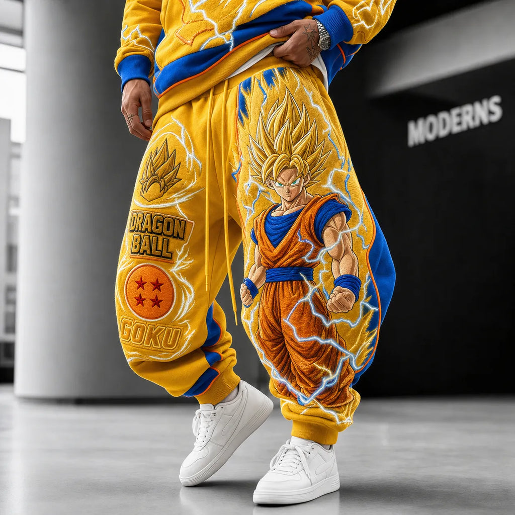 Anime-print Sweatpants