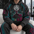 Unisex Oversized Casual Anime-print Hoodie