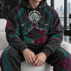 Unisex Oversized Casual Anime-print Hoodie