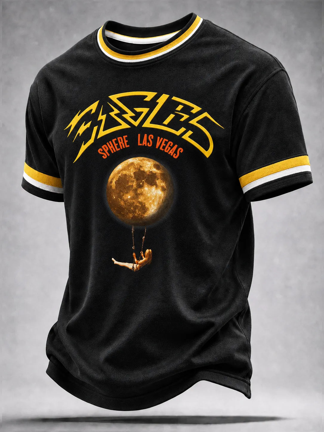 Men's Music Print T‐Shirt