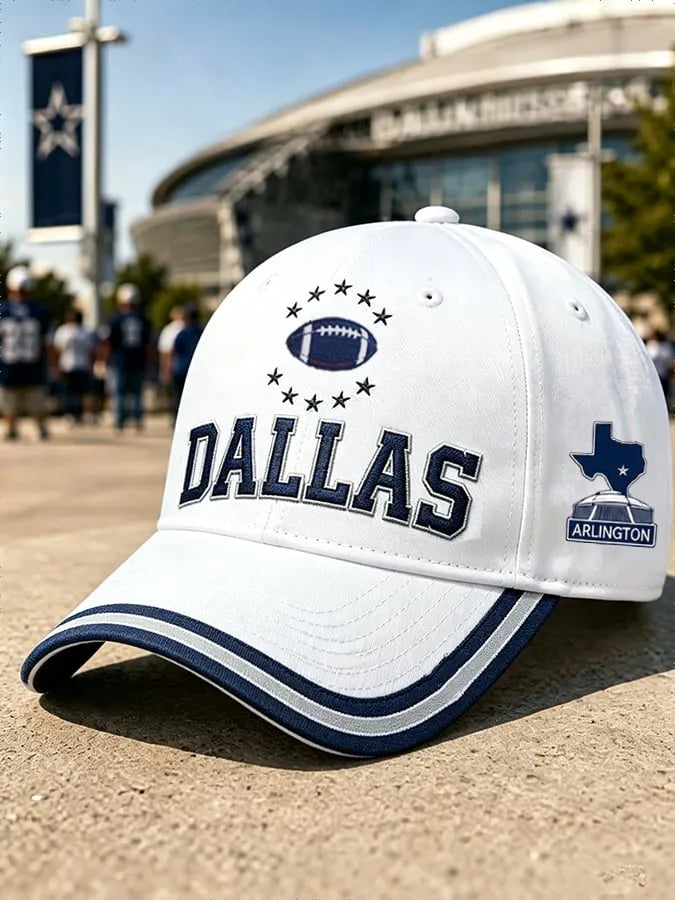 Football Print Hat