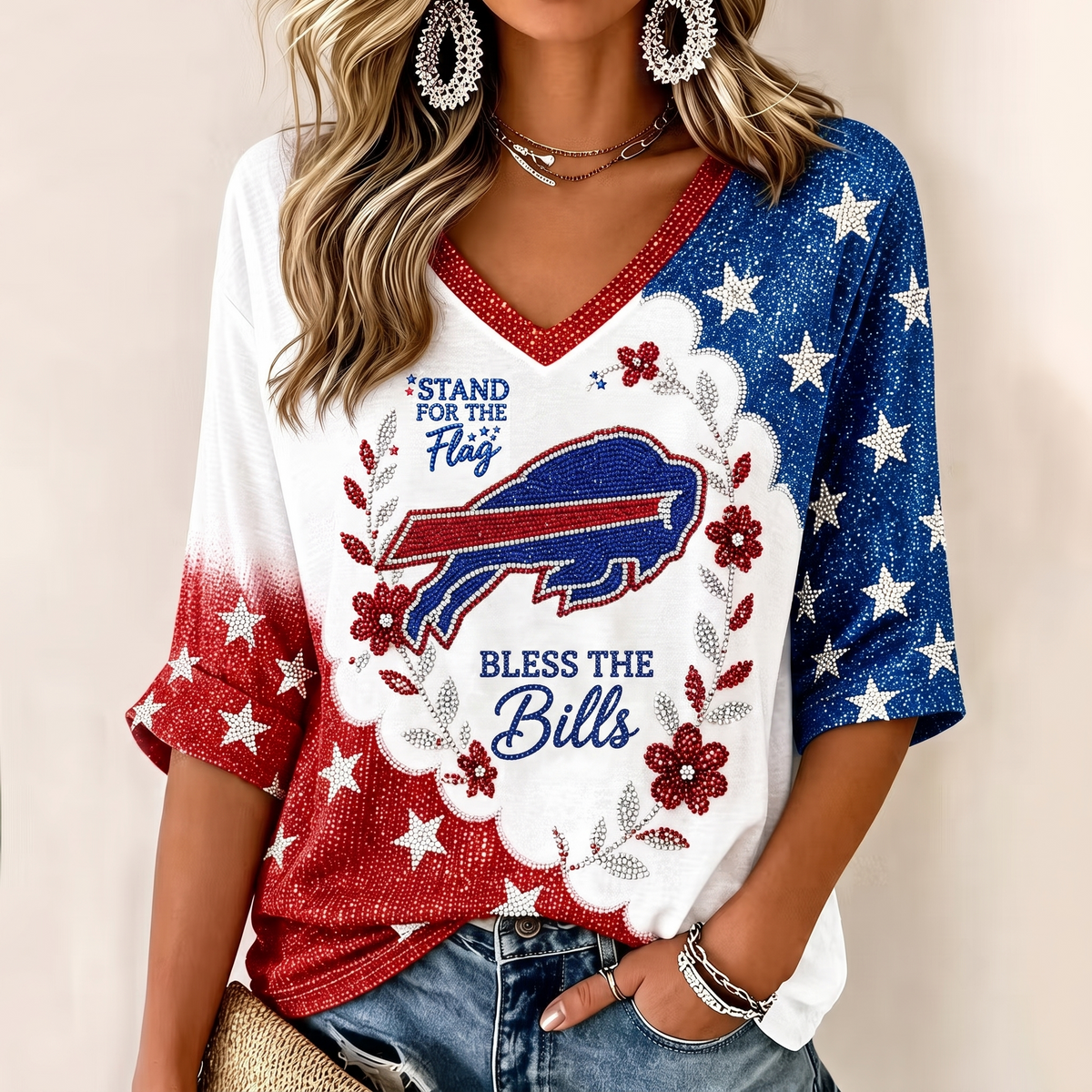 Women's Football Fan T-Shirt