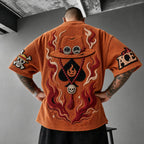 Unisex Anime-Style Retro Oversized T-Shirt