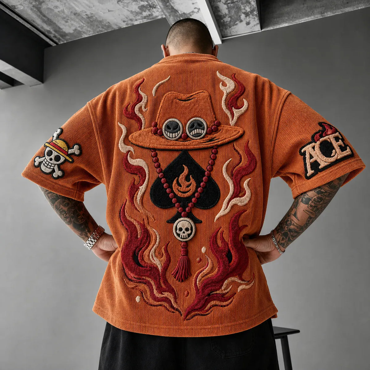 Unisex Anime-Style Retro Oversized T-Shirt