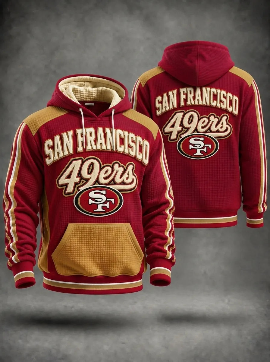 Men's Football Print Hoodie