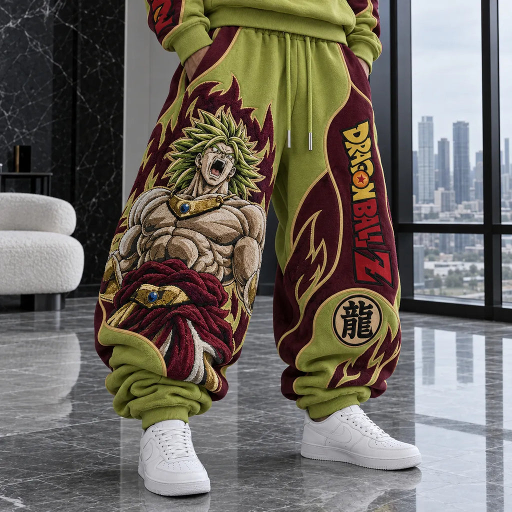 Unisex Loose-fit Casual Lantern-style Sweatpants