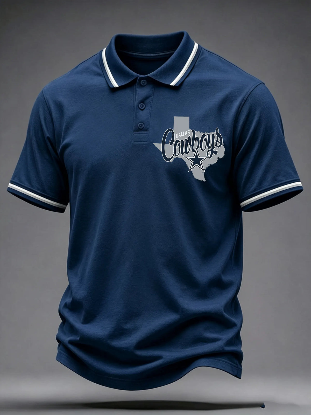 Men's Football Short-Sleeve Polo Shirt