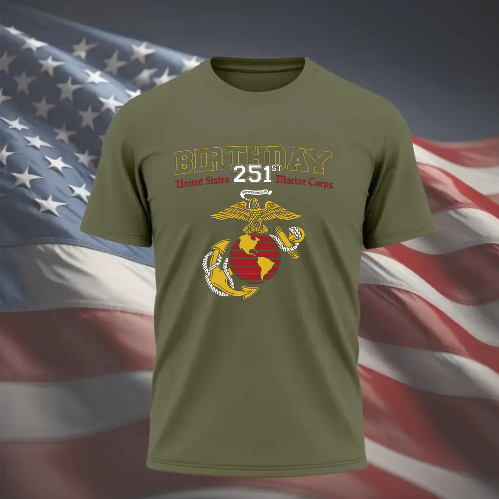 USMC 251st Birthday T-Shirt