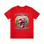 Vintage Western Nashville Girls Trip Cowboy Boots Tee