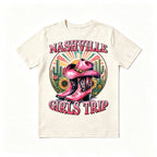 Vintage Western Nashville Girls Trip Cowboy Boots Tee