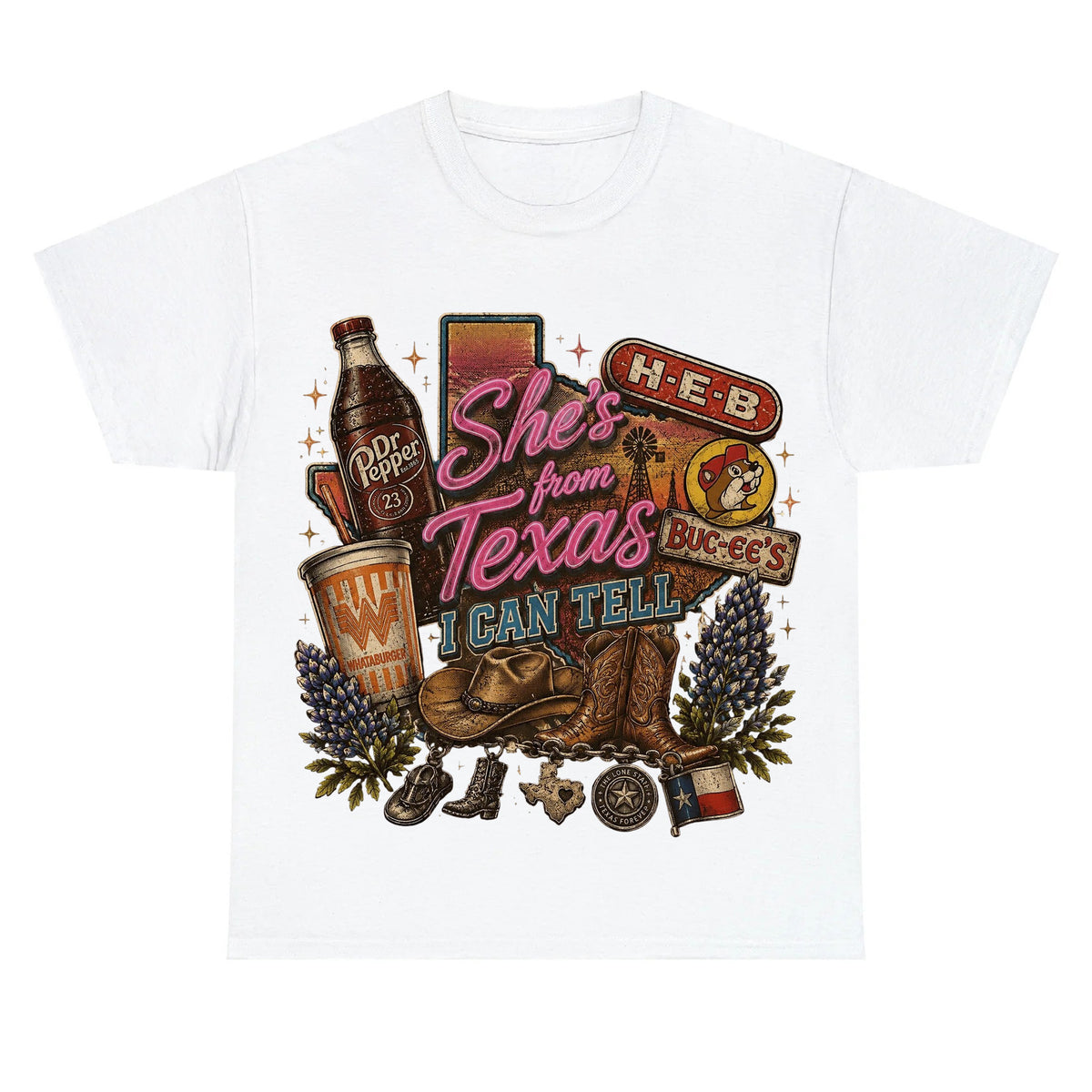 She's From Texas , Retro Texas T-shirt