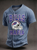 Men's Football Fan Print Sports Jersey