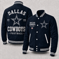 Women'S Football Print Varsity Jacket