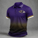 Men's Baltimore Ravens Football Fan Polo Shirt