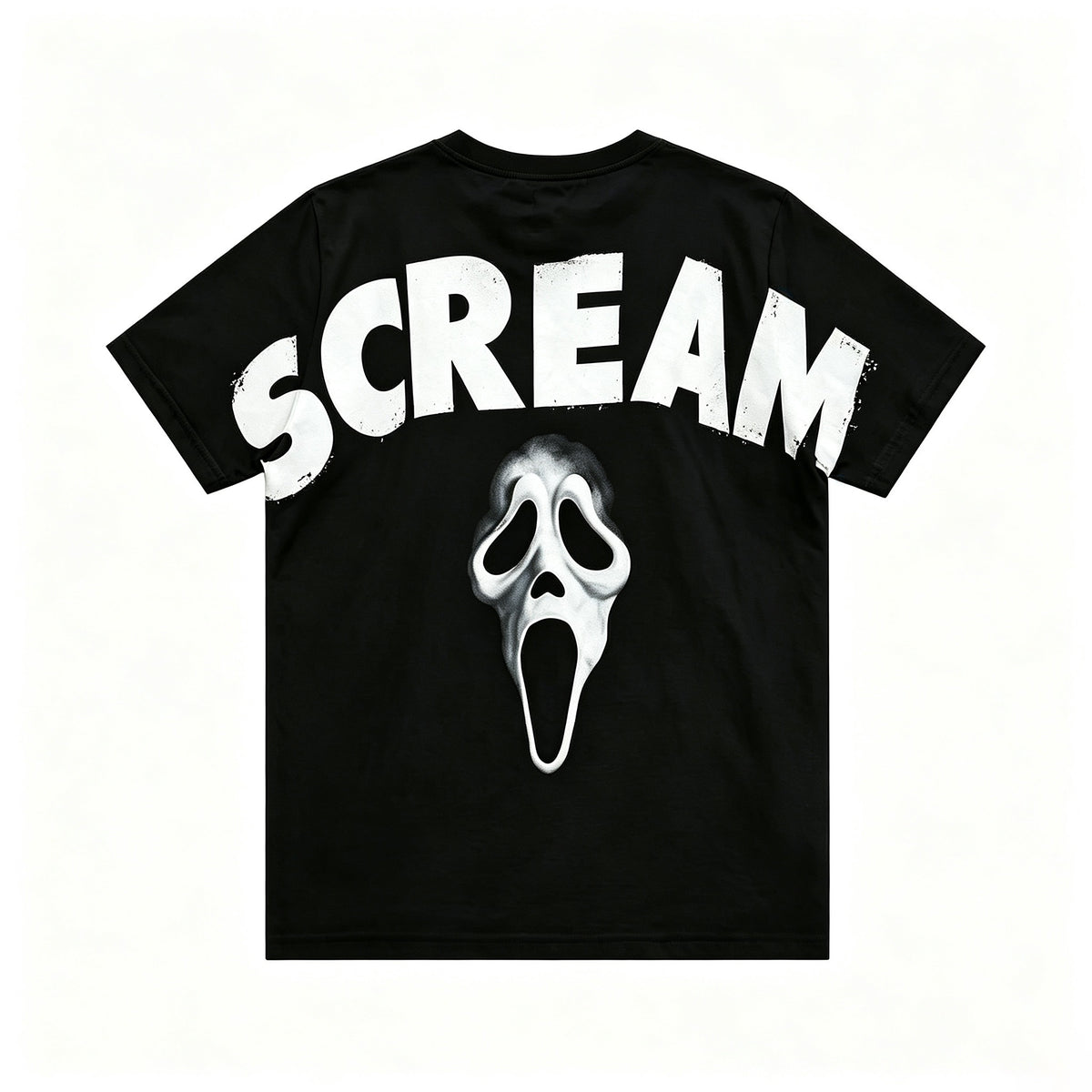 Ghostface Scream Spooky Casual Short Sleeve T‑Shirt