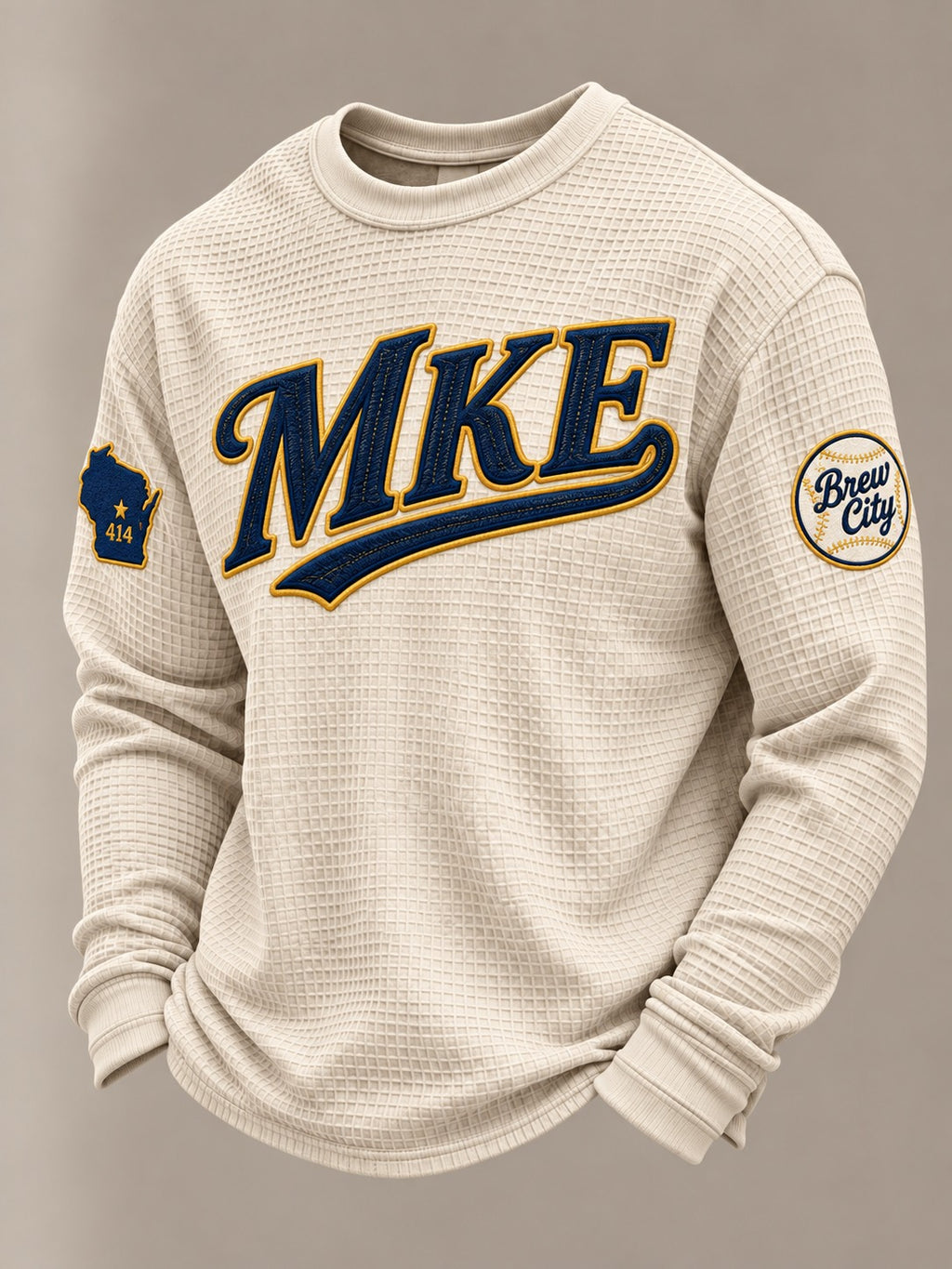 Men's Vintage Football Team Graphic Long Sleeve Shirt