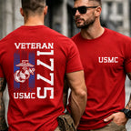 USMC Blood Stripe Veteran T-Shirt