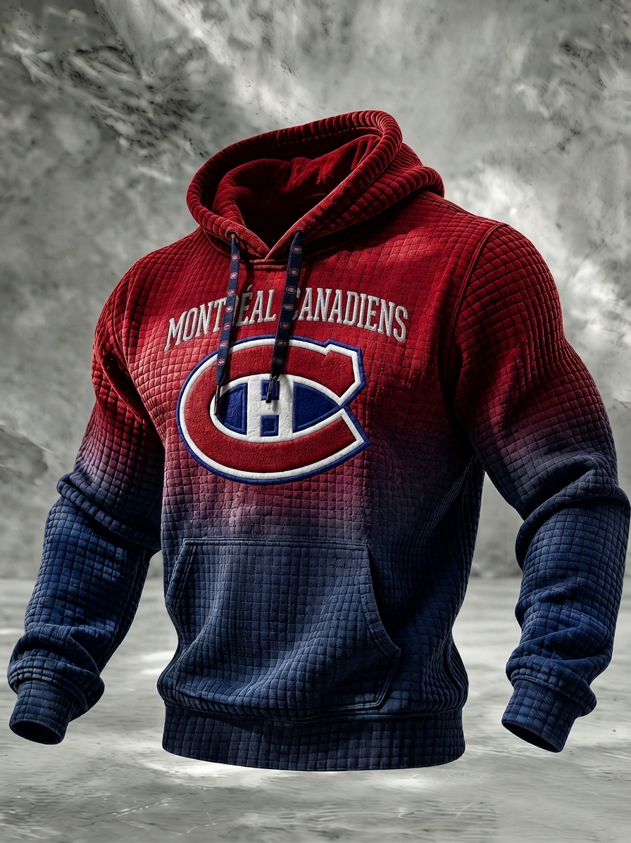 Men's Retro Ice Hockey Fan Hoodie