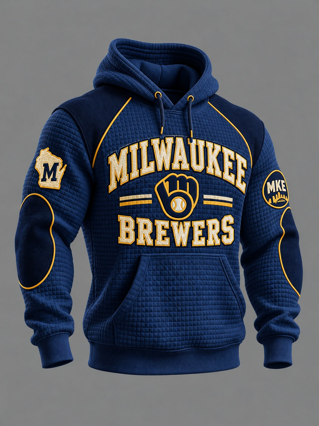 Men's Vintage Football Team Graphic Pullover Hoodie