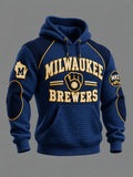 Men's Vintage Football Team Graphic Pullover Hoodie
