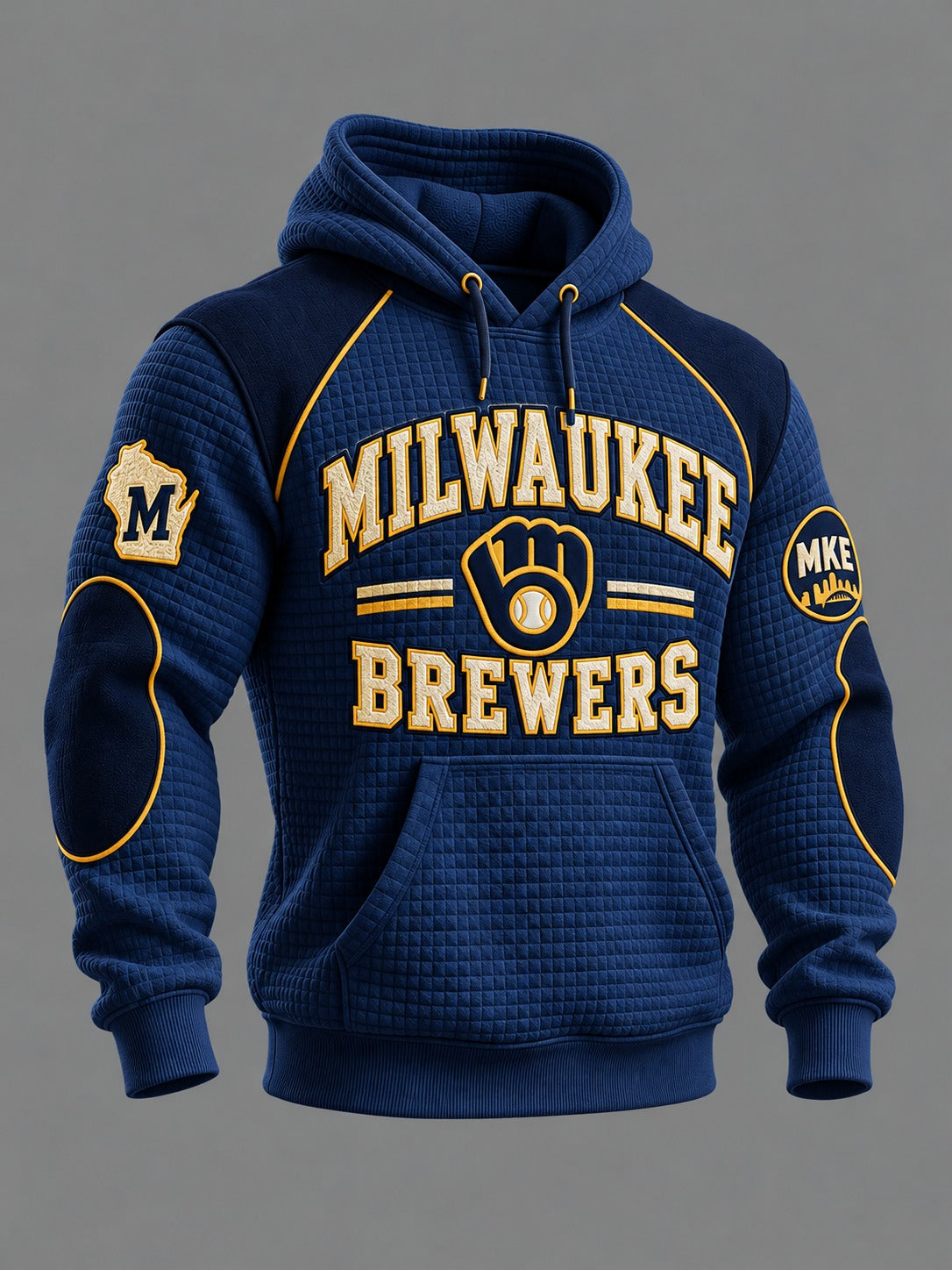 Men's Vintage Football Team Graphic Pullover Hoodie