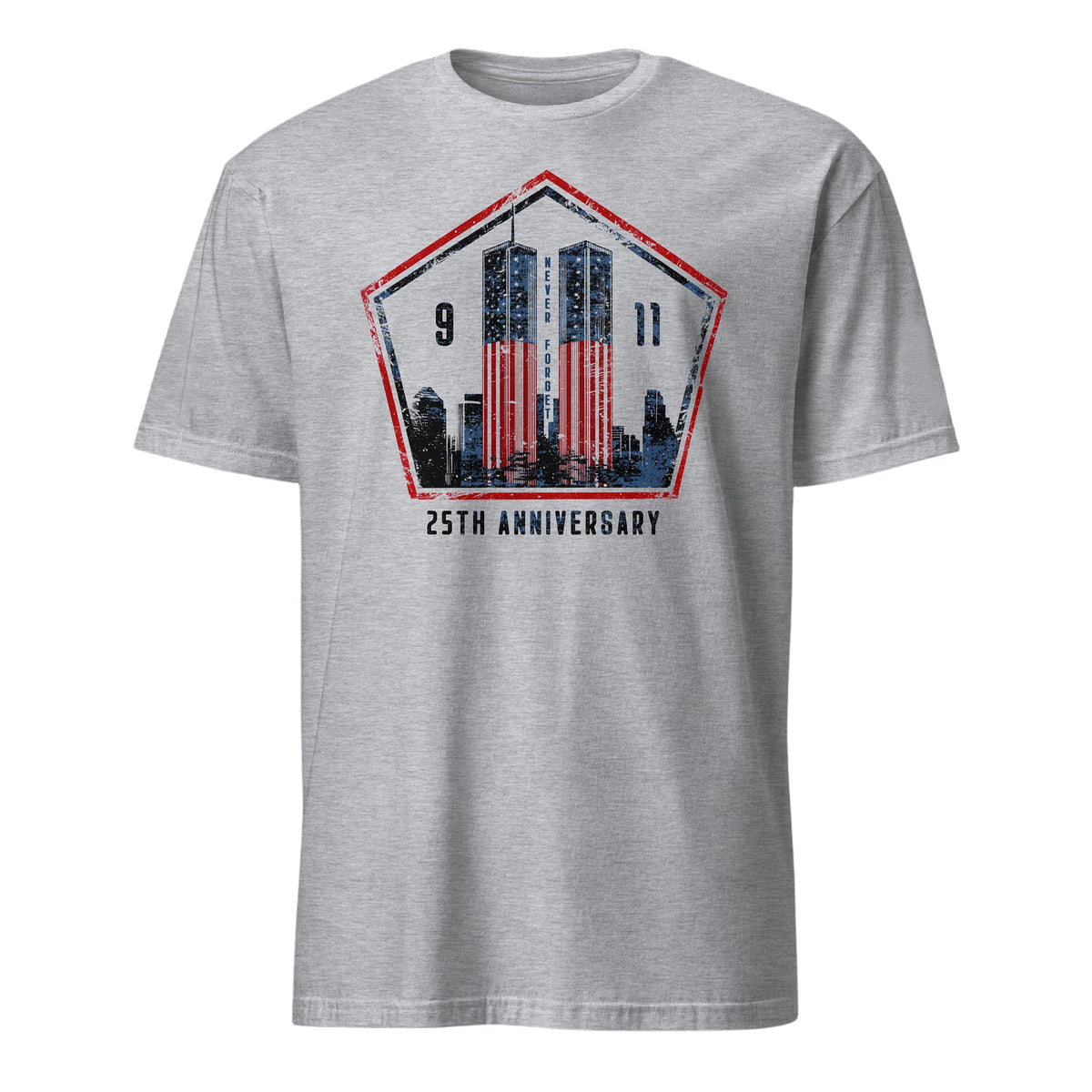 Men’s 911 25th Anniversary Memorial Patriotic T‑Shirt